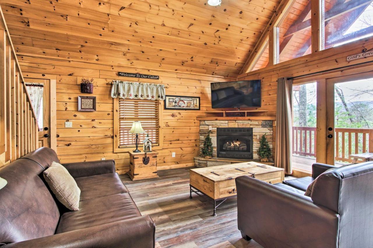 Gatlinburg Mountain Cabin With Grill And Pool Table! 외부 사진