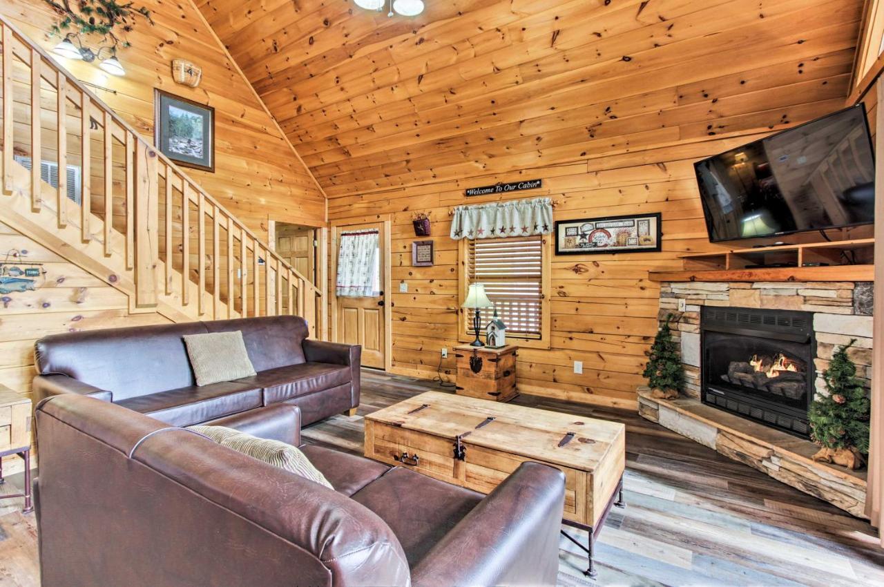 Gatlinburg Mountain Cabin With Grill And Pool Table! 외부 사진