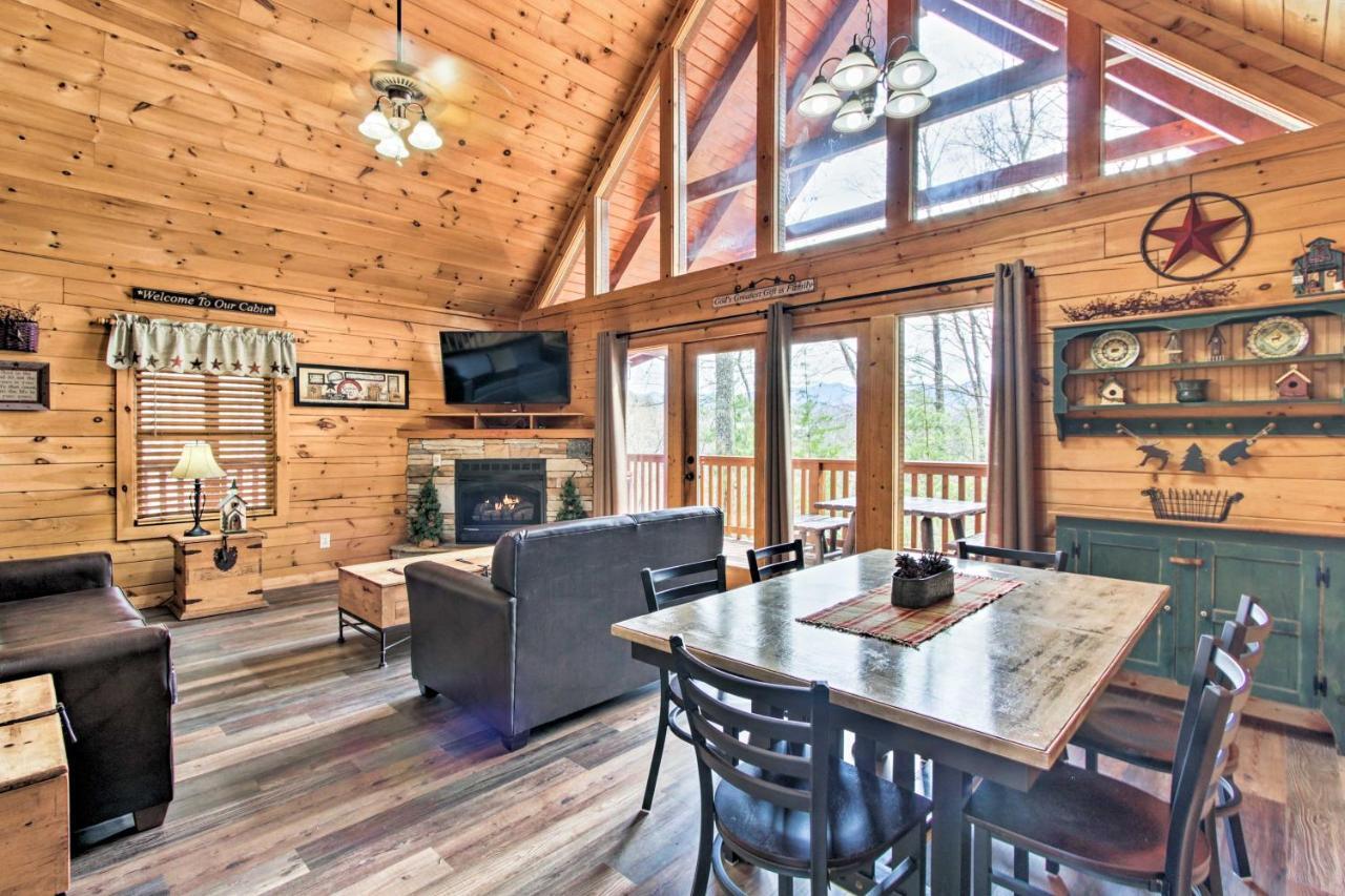 Gatlinburg Mountain Cabin With Grill And Pool Table! 외부 사진