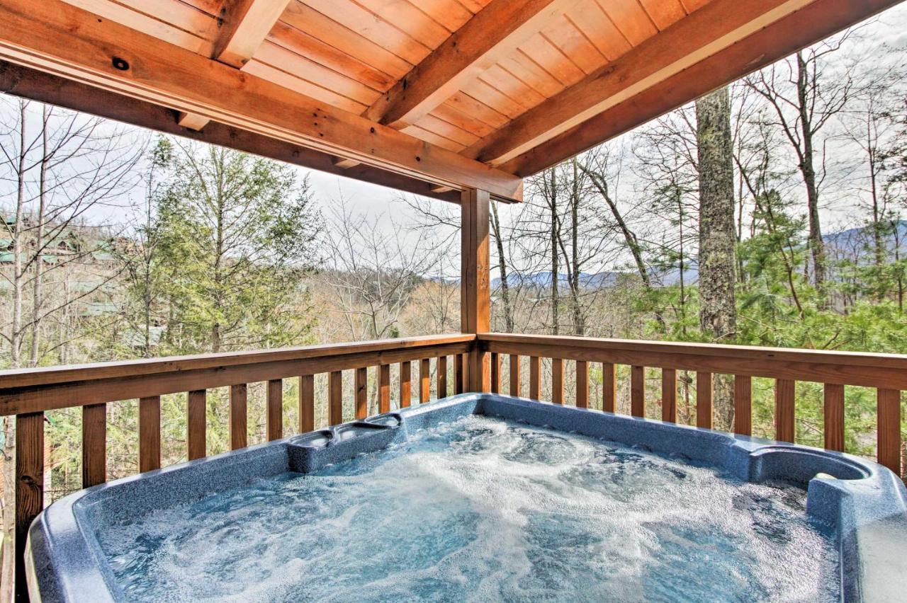 Gatlinburg Mountain Cabin With Grill And Pool Table! 외부 사진