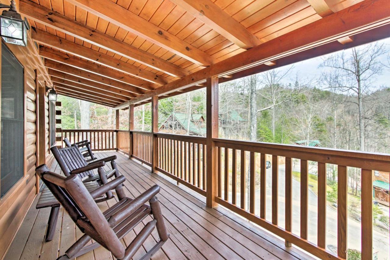 Gatlinburg Mountain Cabin With Grill And Pool Table! 외부 사진