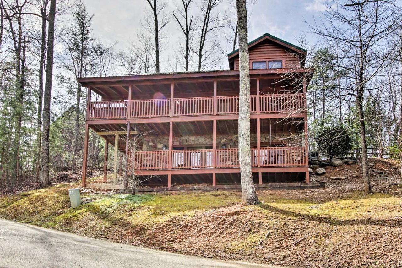 Gatlinburg Mountain Cabin With Grill And Pool Table! 외부 사진
