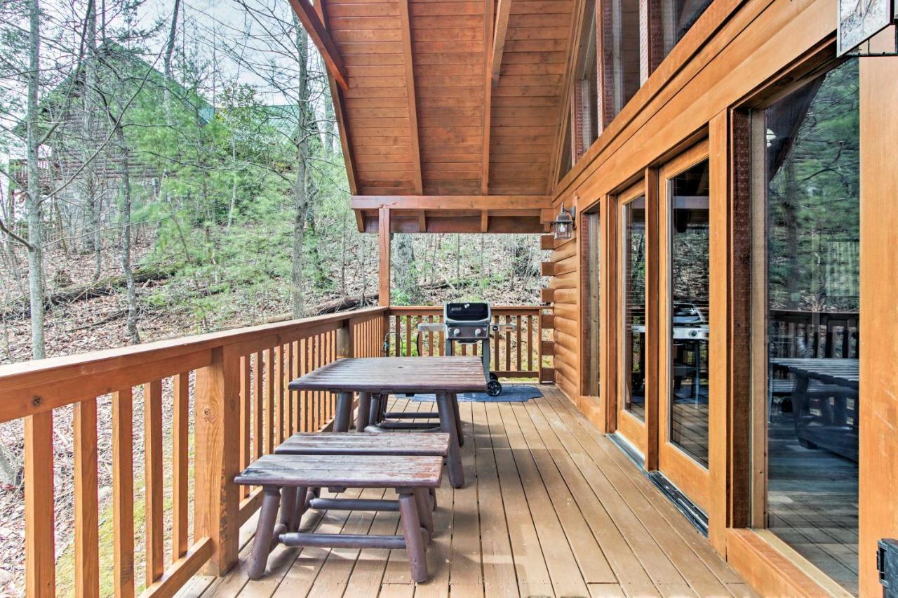 Gatlinburg Mountain Cabin With Grill And Pool Table! 외부 사진